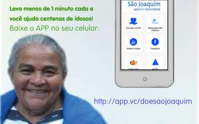 Associação São Joaquim no movimento Dia de Doar: agora é possível doar cupons fiscais pelo celular e pelo computador