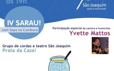 IV Sarau apresenta a cantora e humorista Yvette Mattos