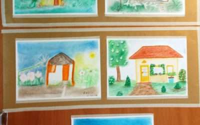 Oficina de Terapia Artística trabalha com história O milagre do Arco Íris criada por uma participante