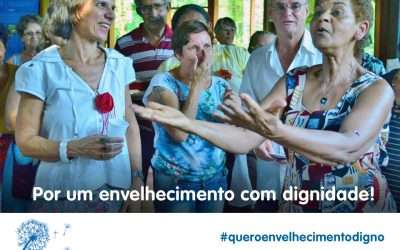 Campanha online #queroenvelhecimentodigno mobiliza recursos para o projeto PALAVRA CONVIVÊNCIA