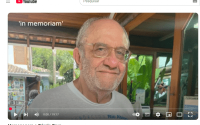 Homenagem ao voluntário Sérgio Frug